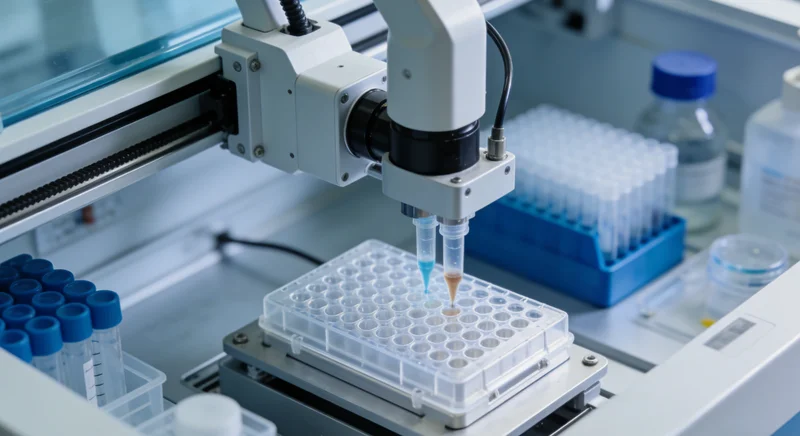 专业人员抽取静脉血样本进行基因