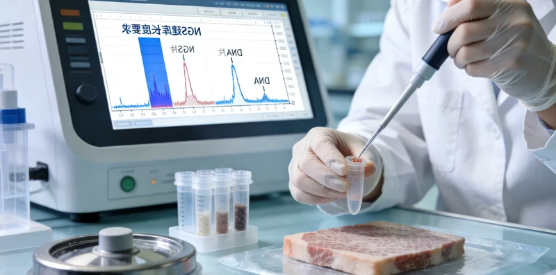 病理医生在显微镜下评估肺癌组织
