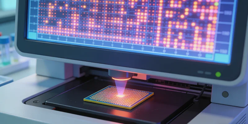 医生分析宫颈癌筛查检测报告