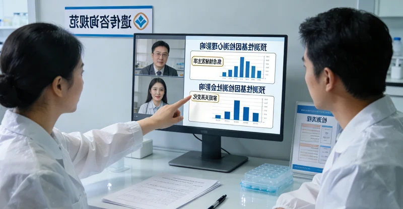 医生与患者解读基因检测报告