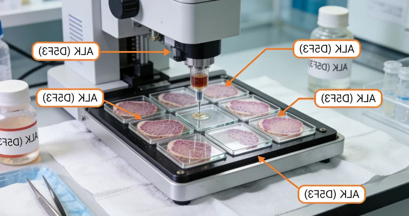 病理切片与基因图谱对比示意图