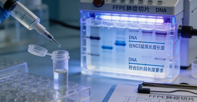 病理实验室检测肺癌组织样本