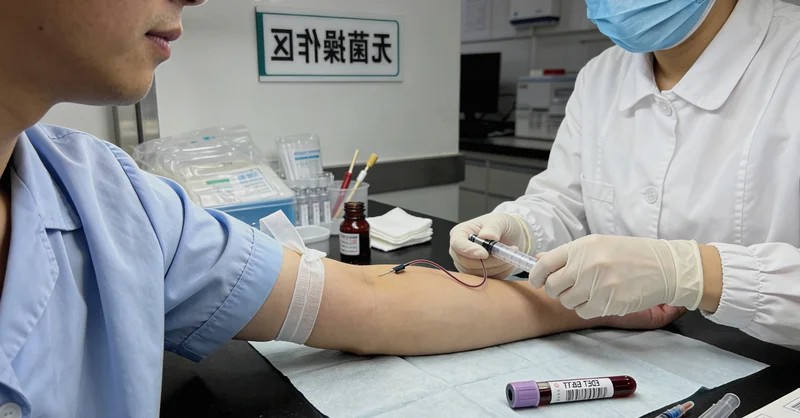 医生与家庭进行遗传咨询沟通的场