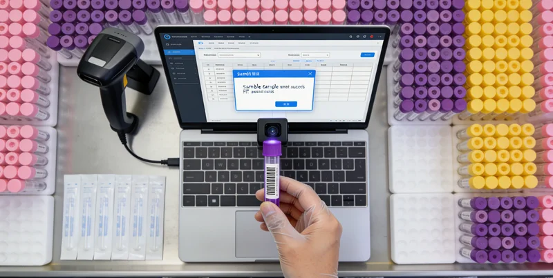 医生与患者共同查看基因检测报告