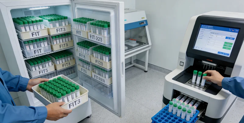 医生与鼻咽癌患者讨论基因检测报