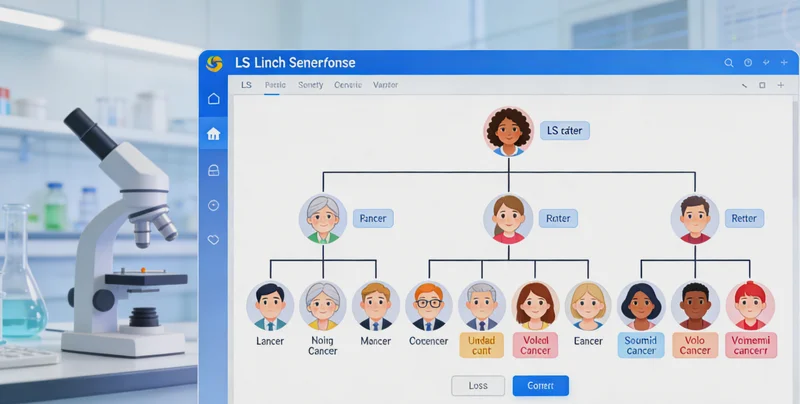 家族遗传谱系图，显示疾病遗传模