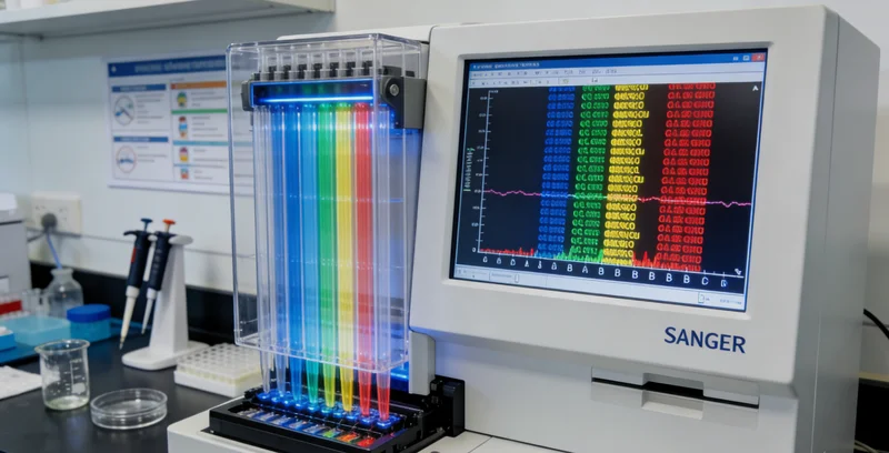DNA测序技术原理示意图