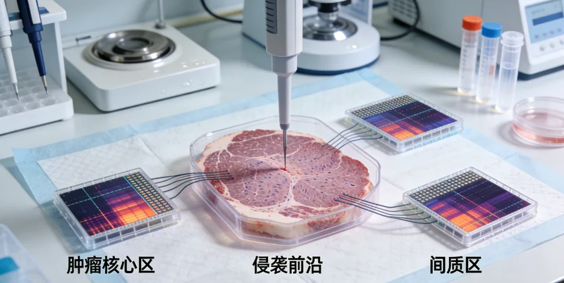 电脑屏幕上显示的基因测序数据与