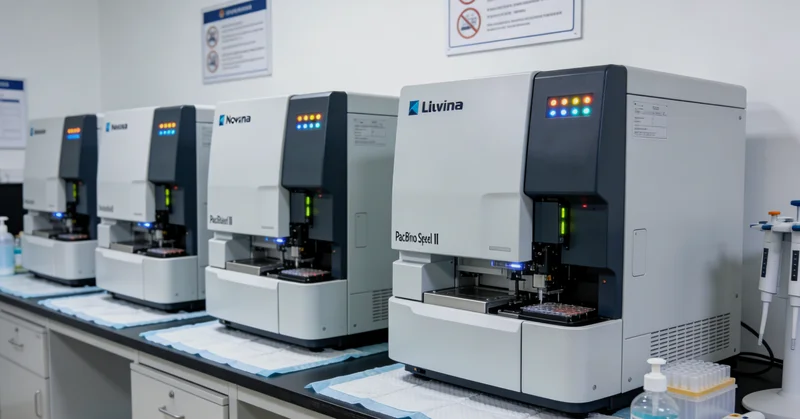 实验室进行二代测序（NGS）检