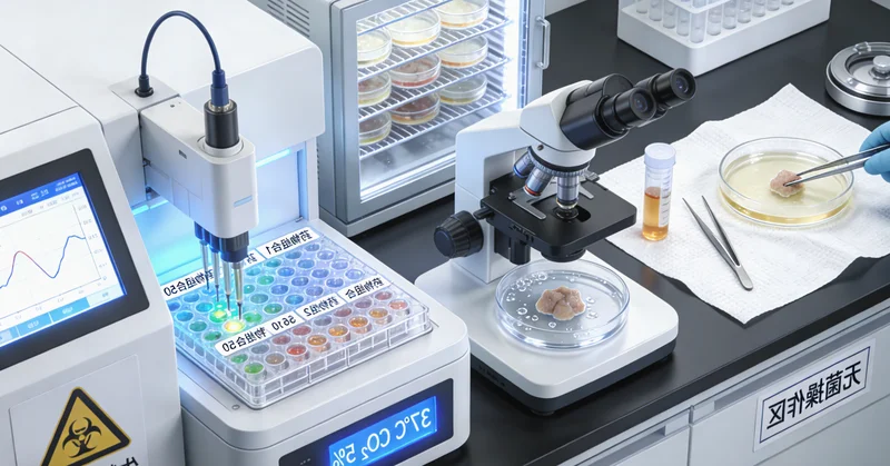 DNA双螺旋结构旁附有风险评估