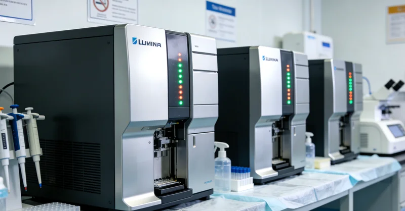 医生与患者共同查看并讨论基因检