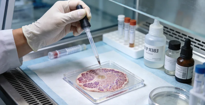 医生与患者共同查看并讨论基因检