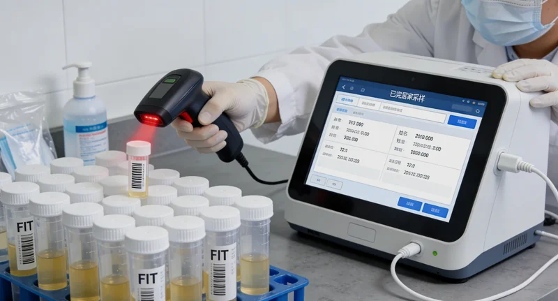 医生与患者共同查看并解读基因检