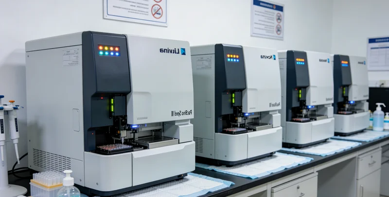 实验室技术人员进行DNA提取与