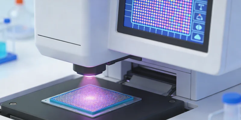 医生在诊室为患者解读肠癌基因检