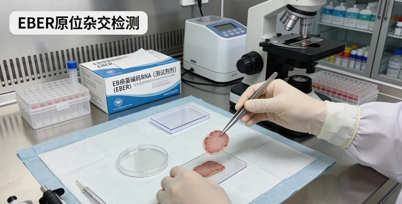 分子病理实验室技术人员进行DN