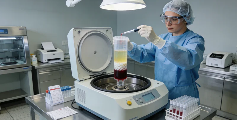 实验室进行高通量测序