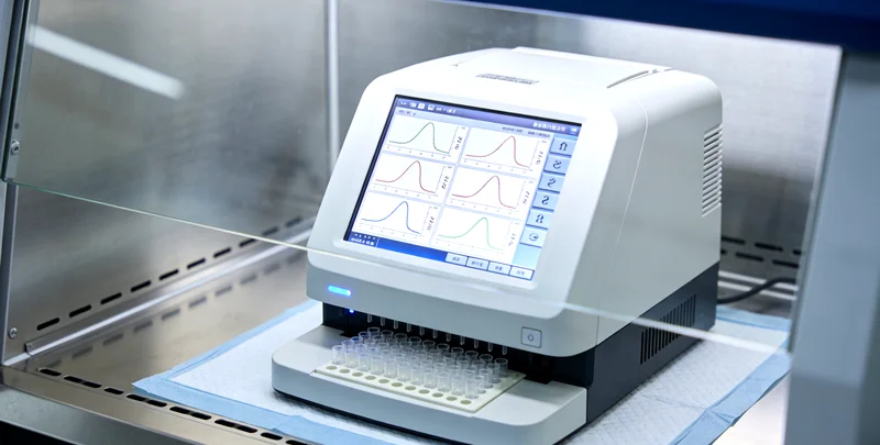 医生为患者进行液体活检抽血检测