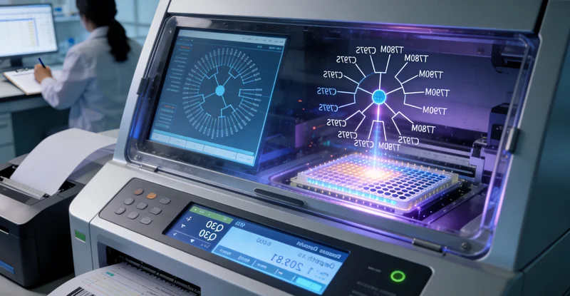 实验室技术人员进行循环肿瘤细胞