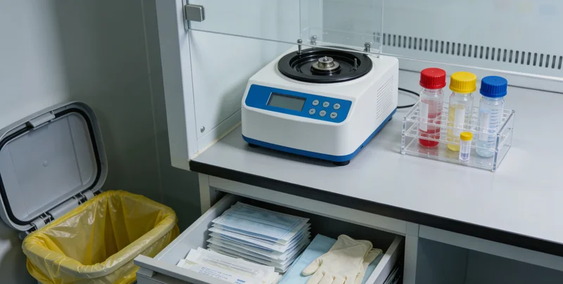 温馨家庭场景中医生进行遗传咨询