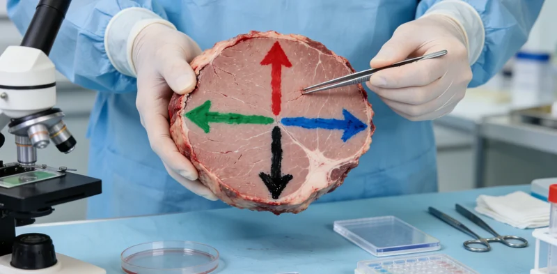 KRAS基因检测报告单局部特写