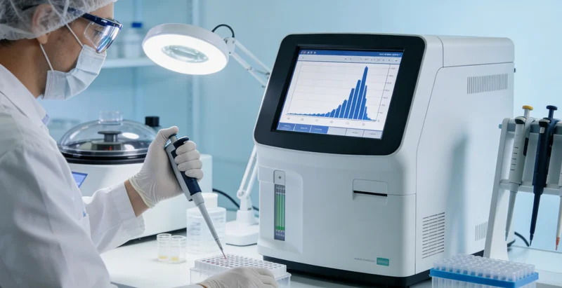 医生与患者家庭共同查看MRD检