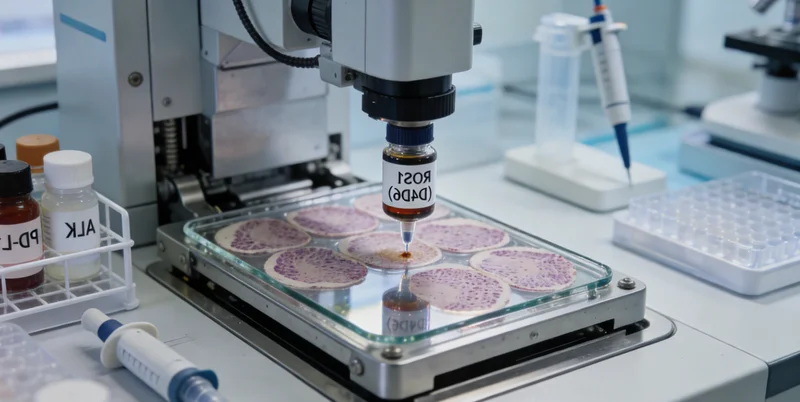 医生通过肠镜进行活检获取肿瘤组