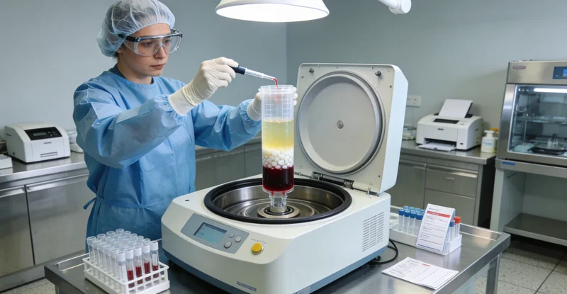 现代化基因测序实验室工作场景