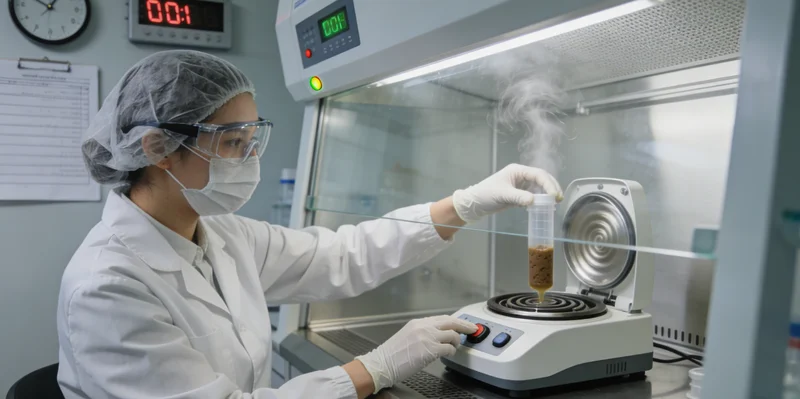 医生与儿童讨论过敏检测结果