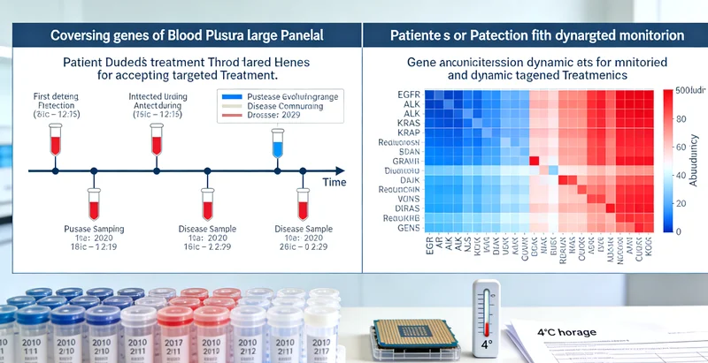 液体活检示意图展示从血液中分离