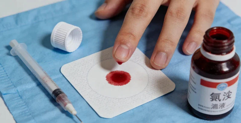 医生向脑胶质瘤患者家属讲解分子