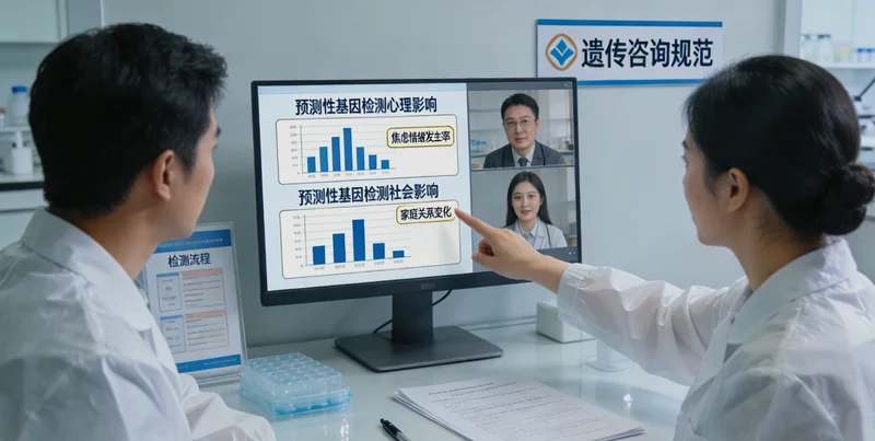 遗传咨询师与患者进行基因检测前