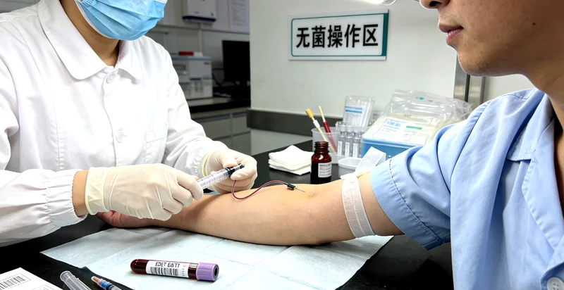 医生与咨询者进行遗传咨询的情景