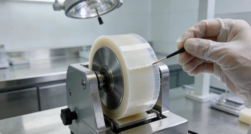 神经外科医生向患者家属讲解胶质