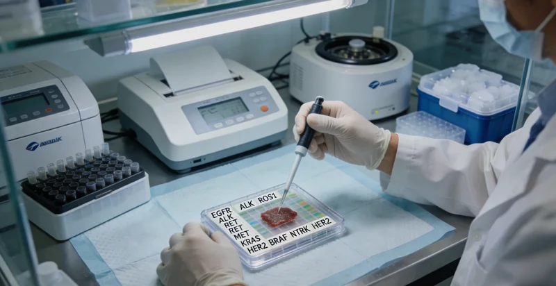 非小细胞肺癌患者进行基因检测与