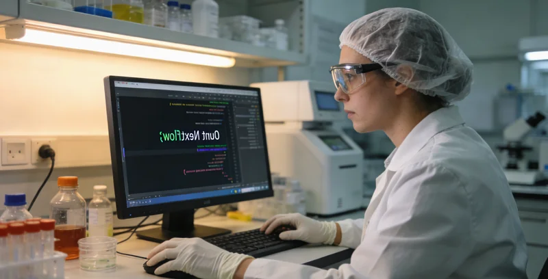 医生与患者共同查看并解读甲状腺