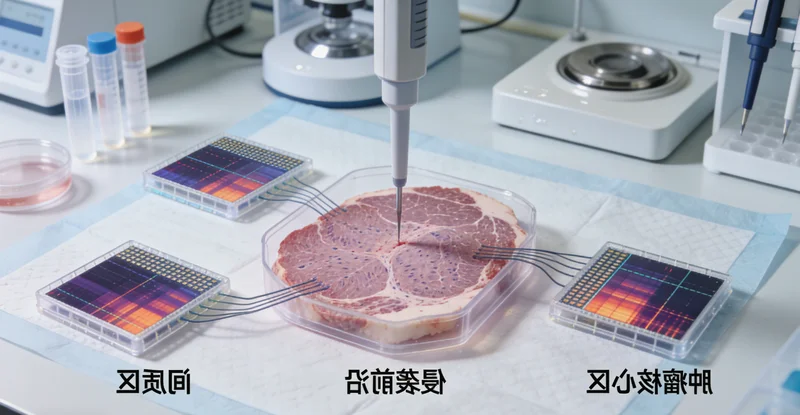 实验室技术人员进行二代测序样本