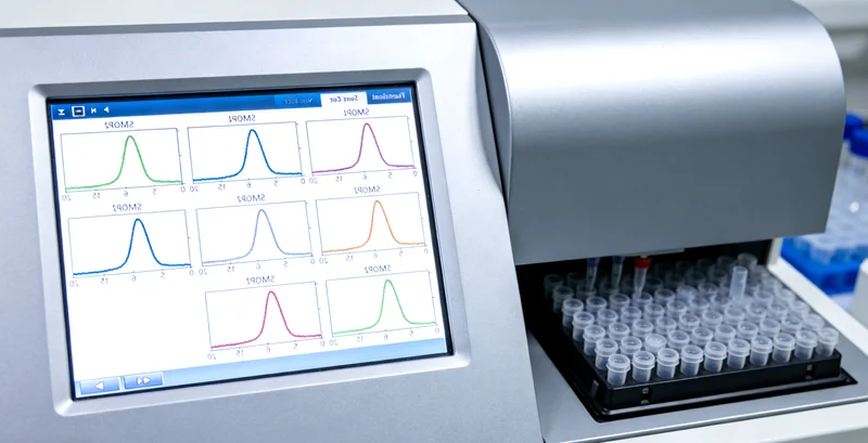 病理医生正在显微镜下观察PD-