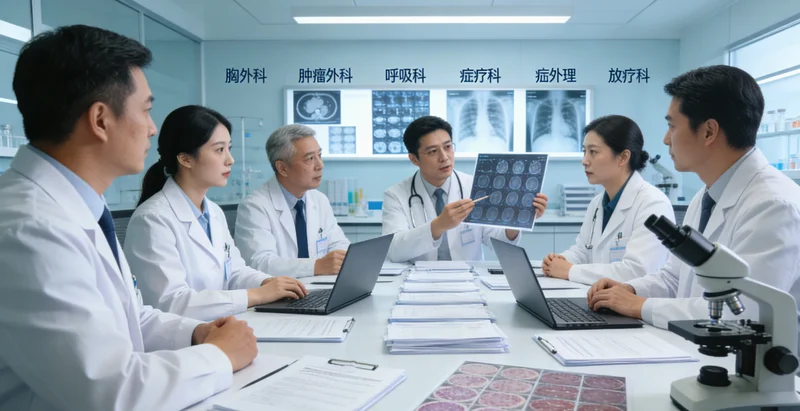 医生与肺癌患者沟通基因检测方案