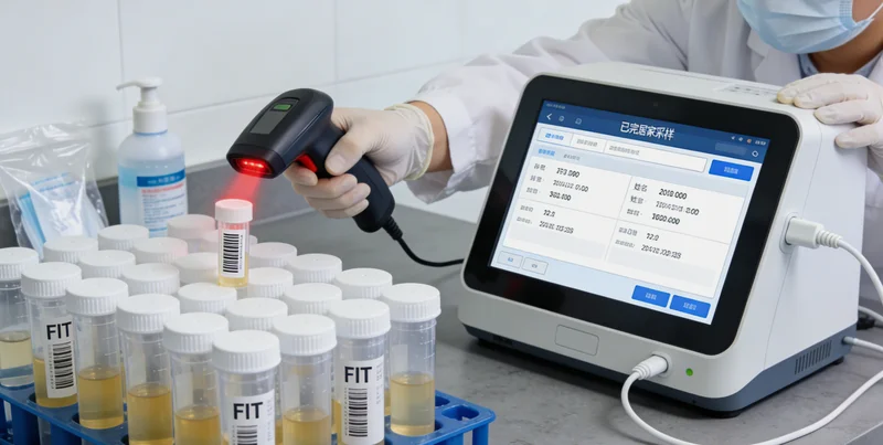 医生与患者共同查看并解读基因检