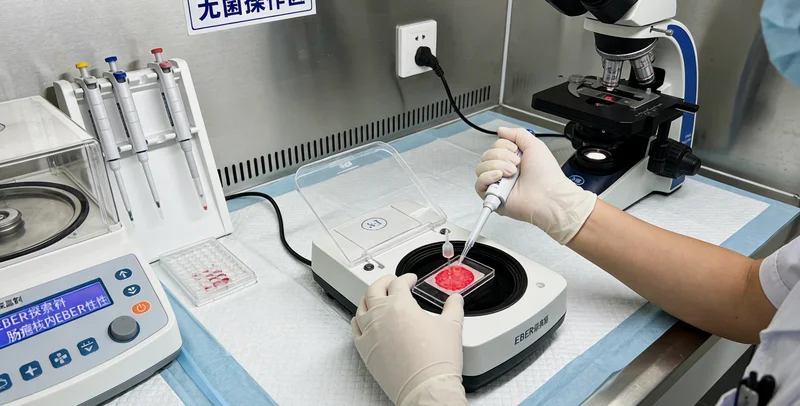 聚焦于基因检测报告结果页面特写