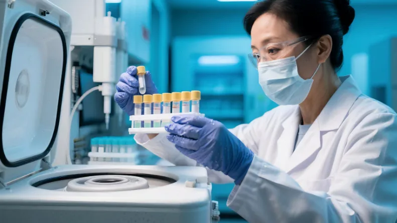 TMB检测从组织样本到报告生成全流程示意图