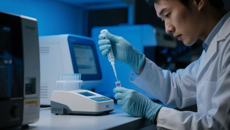 医生为婴儿精确测量头围