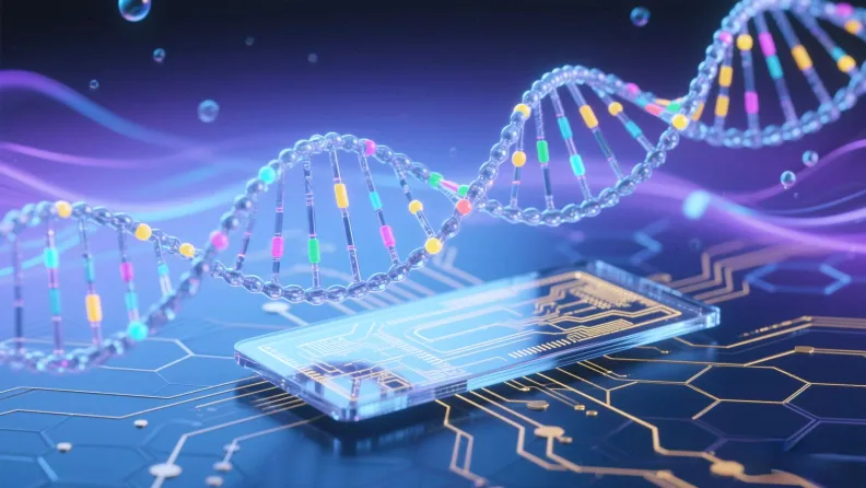 实验室技术人员进行血液样本处理