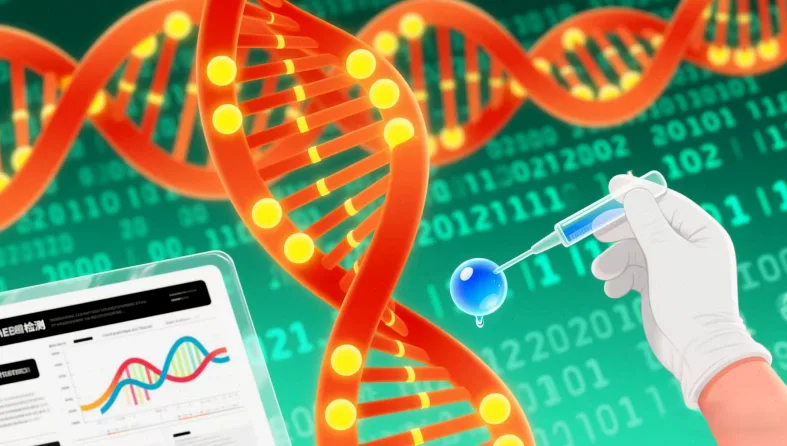 专业人员正在进行静脉血样本采集