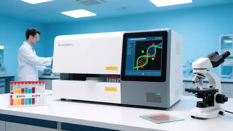 PCR技术循环扩增原理示意图